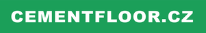 Logo CEMENTFLOOR — litá betonová podlaha